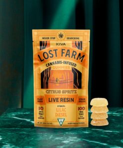 Lost Farm Citrus Spritz x Lilac Diesel Cannabis Edibles Gummy